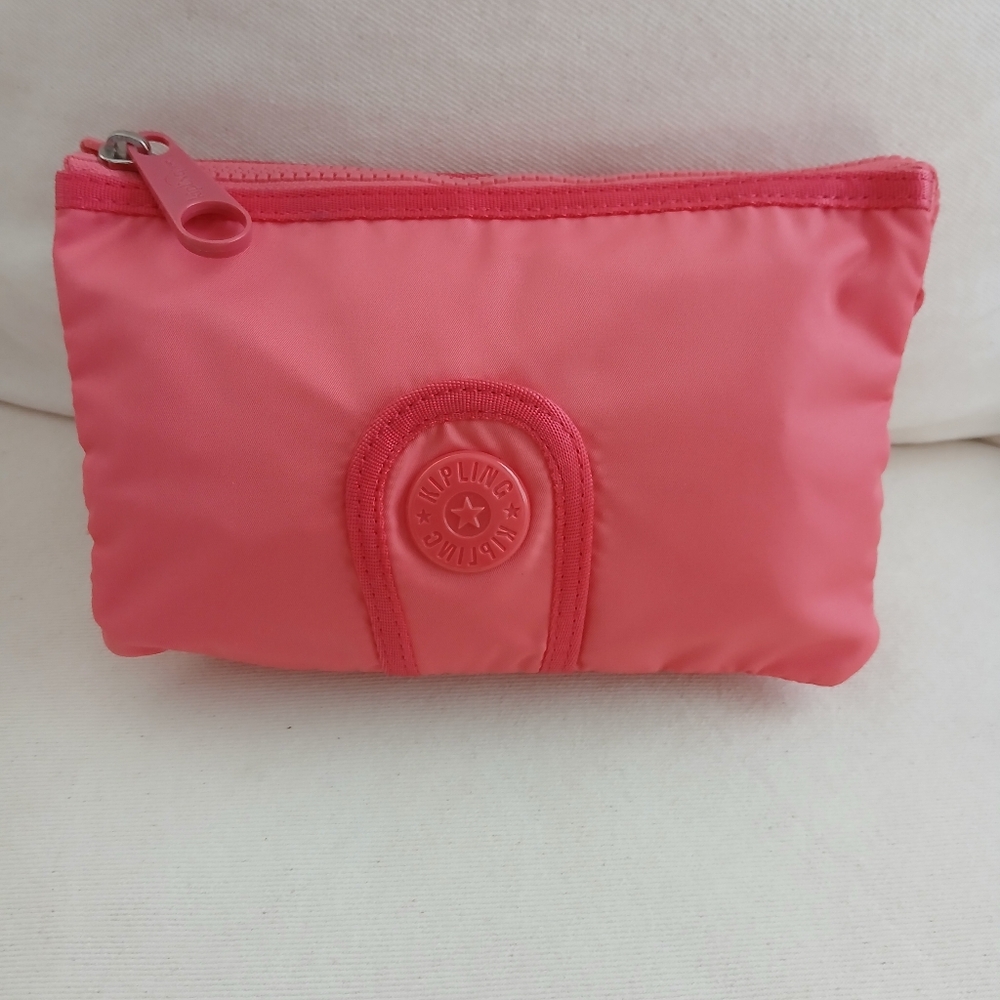 KIPLING SMALL LOGO PARACHUTE TEXTURE BAG/POUCH